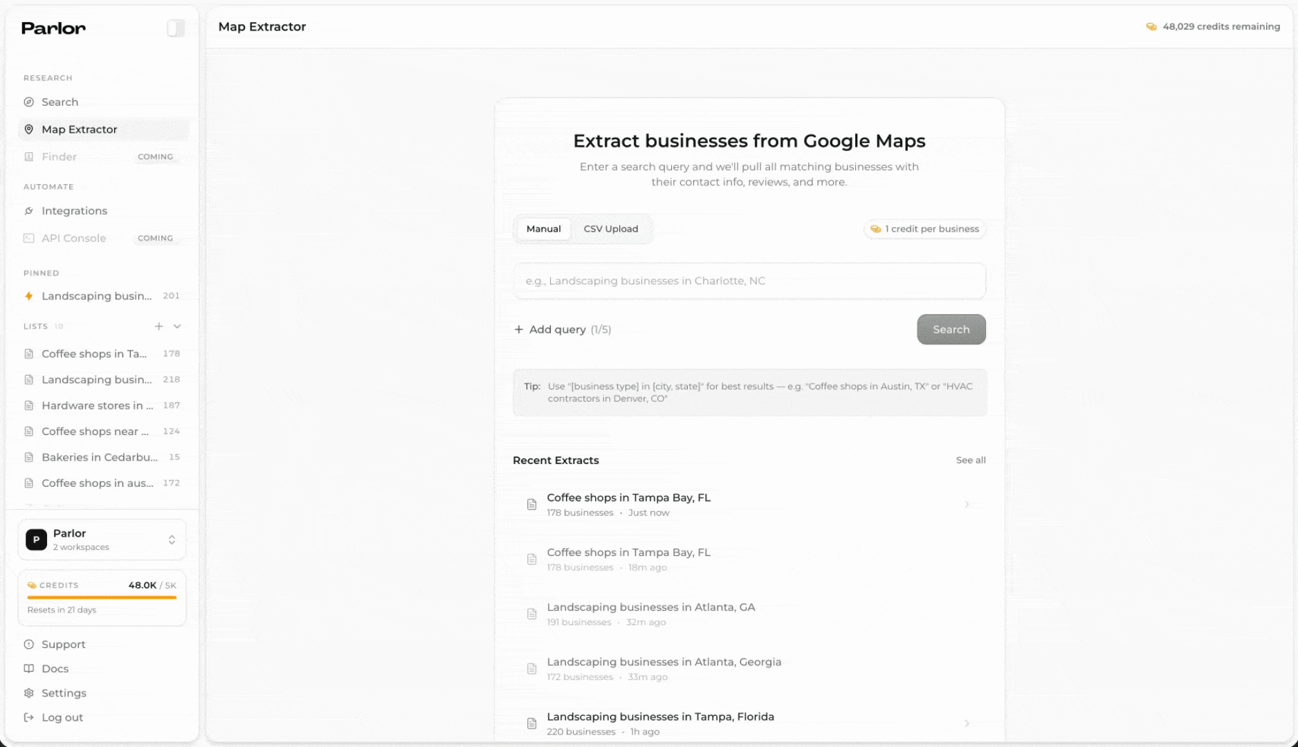 Google Maps Extractor